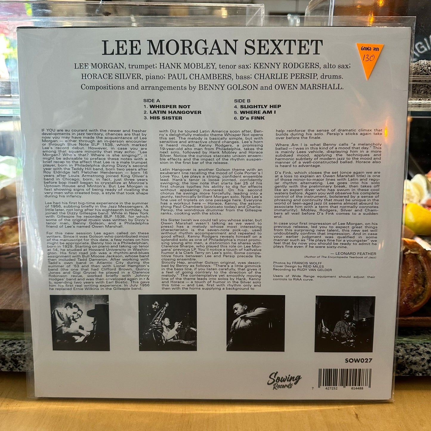 Lee Morgan - Volume 2 - Sextet