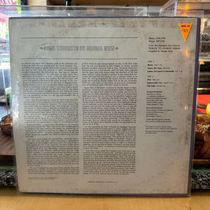 Newport Parker Tribute All Stars - Tribute To Charlie Parker From The Newport Jazz Festival