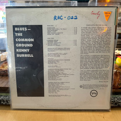 Kenny Burrell - Blues: The Common Ground