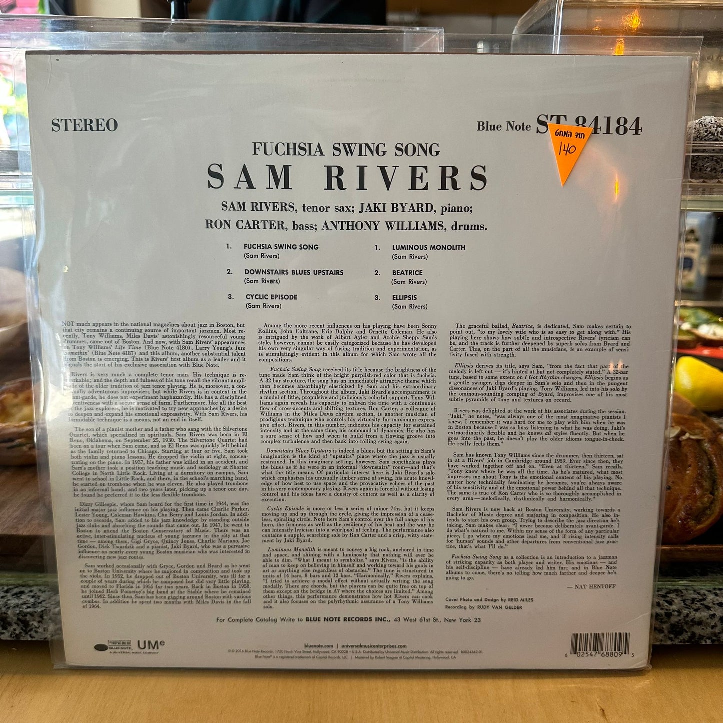 Sam Rivers - Fuchsia Swing Song