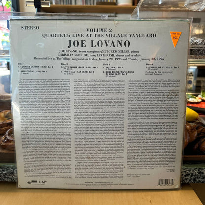 Joe Lovano – Quartets - Live At The Village Vanguard Volume 2