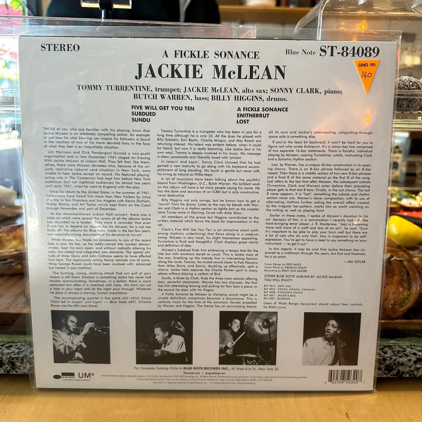 Jackie McLean - a fickle sonance