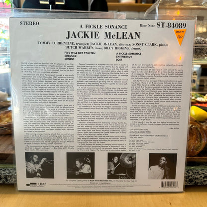 Jackie McLean - a fickle sonance