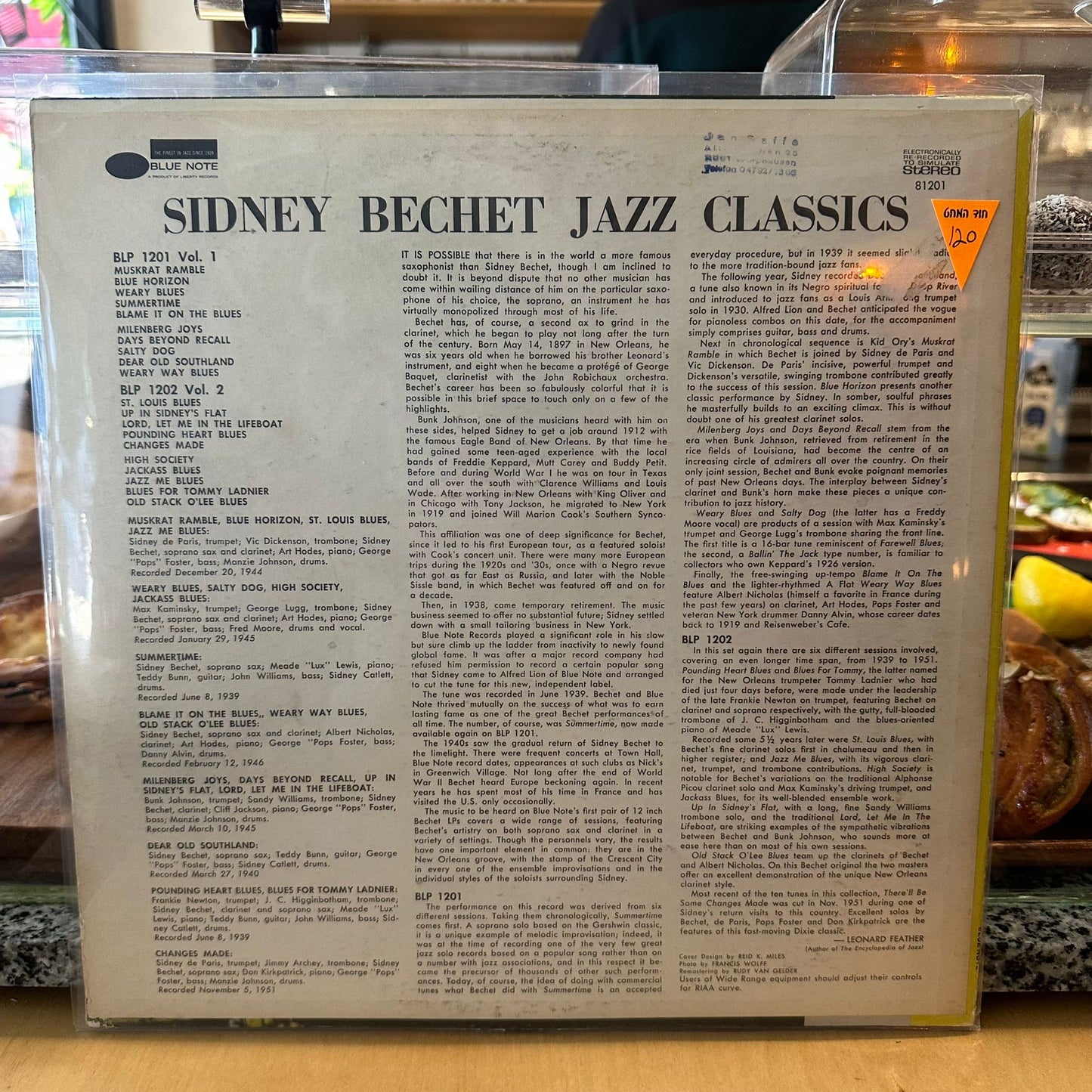 Sidney Bechet With Bunk Johnson / Sidney De Paris - Jazz Classics Volume 1