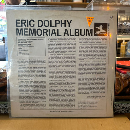 Eric Dolphy & Booker Little - Memorial Album Recorded Live At The Five Spot