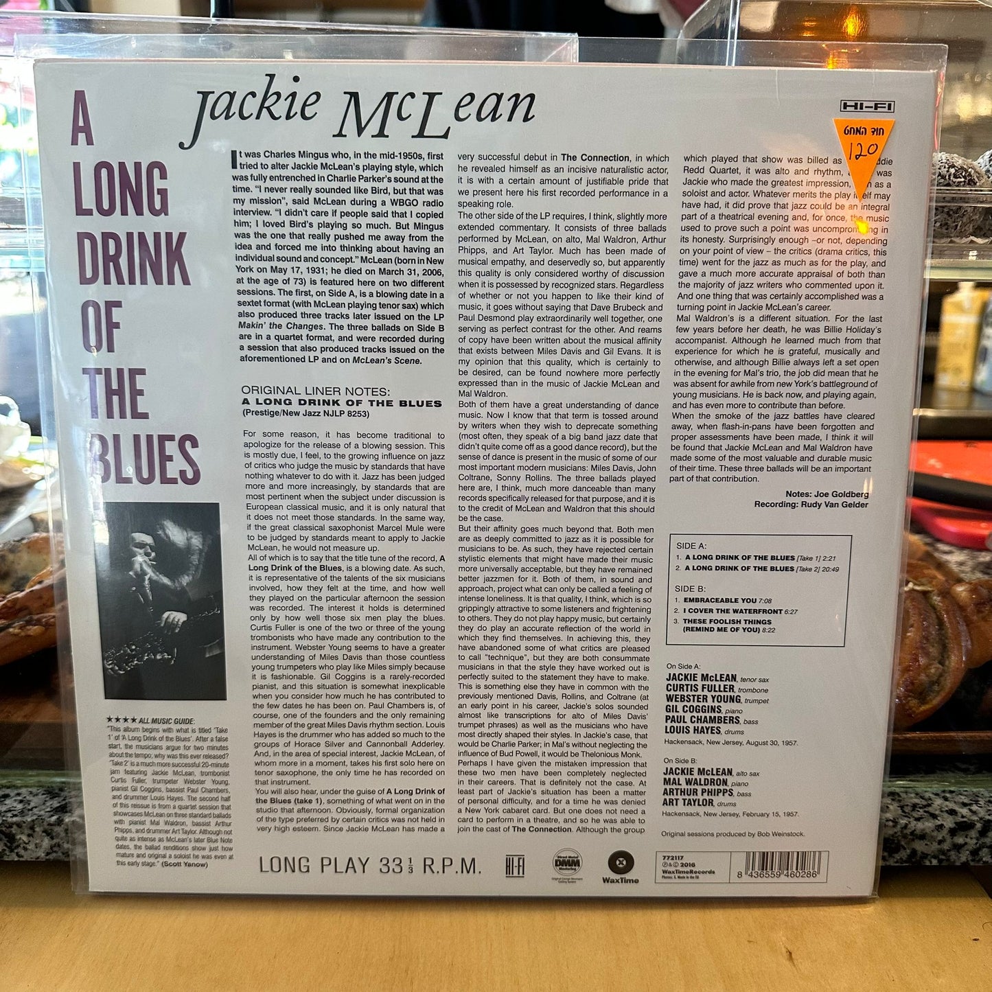 Jackie McLean - A Long Drink Of The Blues