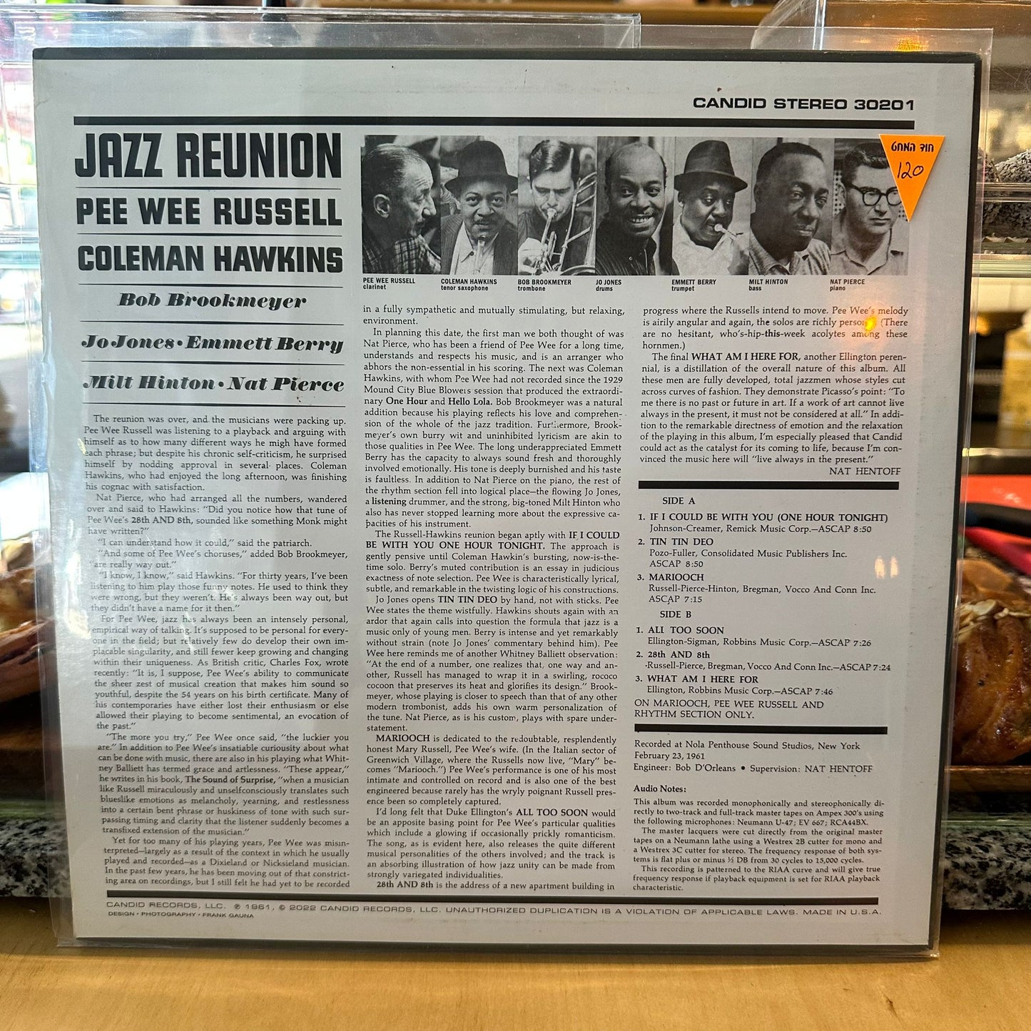 Pee Wee Russell And Coleman Hawkins - Jazz Reunion