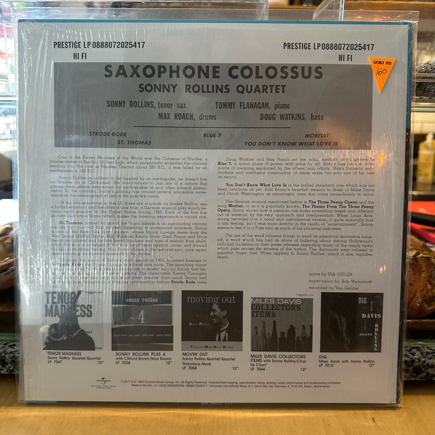 Sonny Rollins - Saxophone Colossus