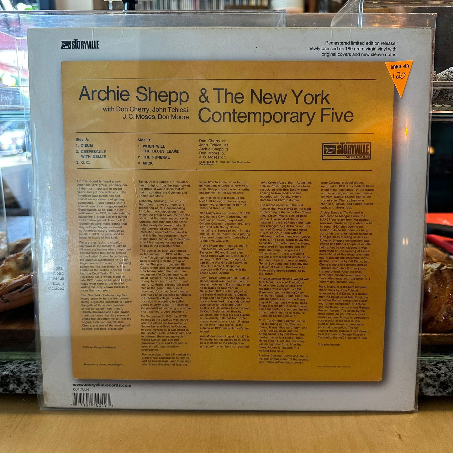 Archie Shepp & The New York Contemporary Five With Don Cherry, John Tchicai, J.C. Moses, Don Moore - Archie Shepp & The New York Contemporary Five