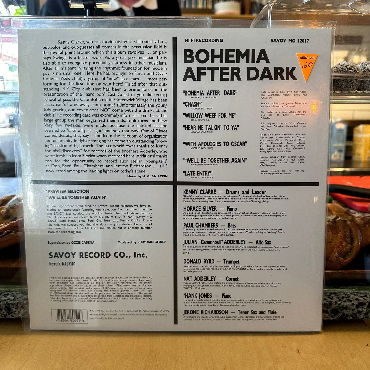 Kenny Clarke, Cannonball Adderley - Bohemia After Dark