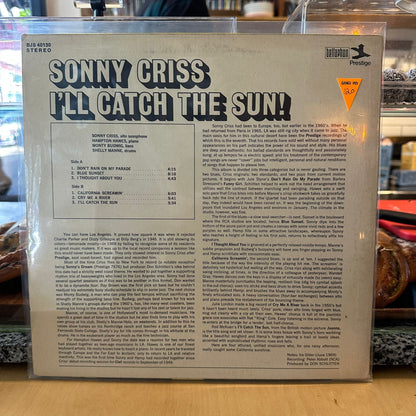 Sonny Criss - I'll Catch The Sun!