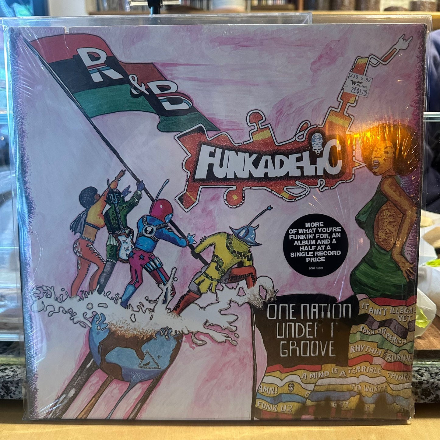 Funkadelic - one nation under a groove LP + 7”