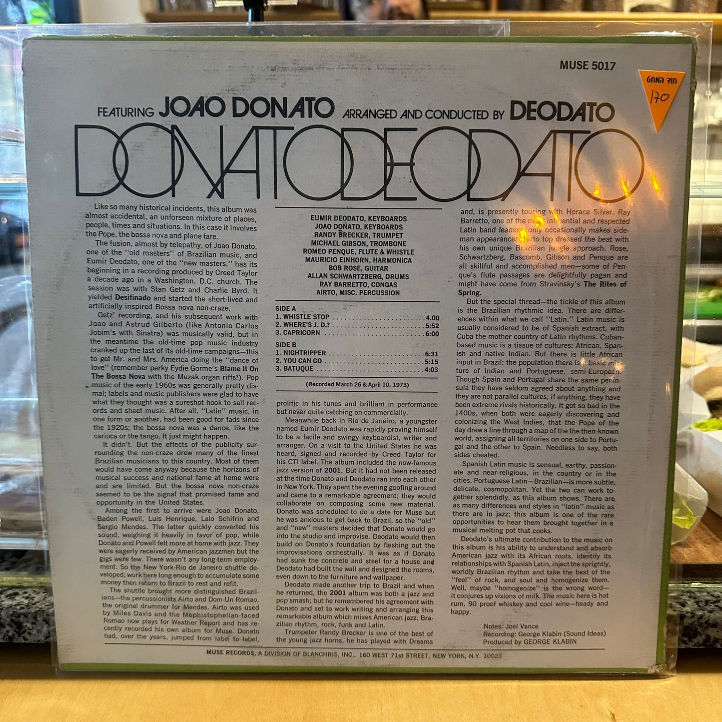 João Donato & Eumir Deodato - DonatoDeodato