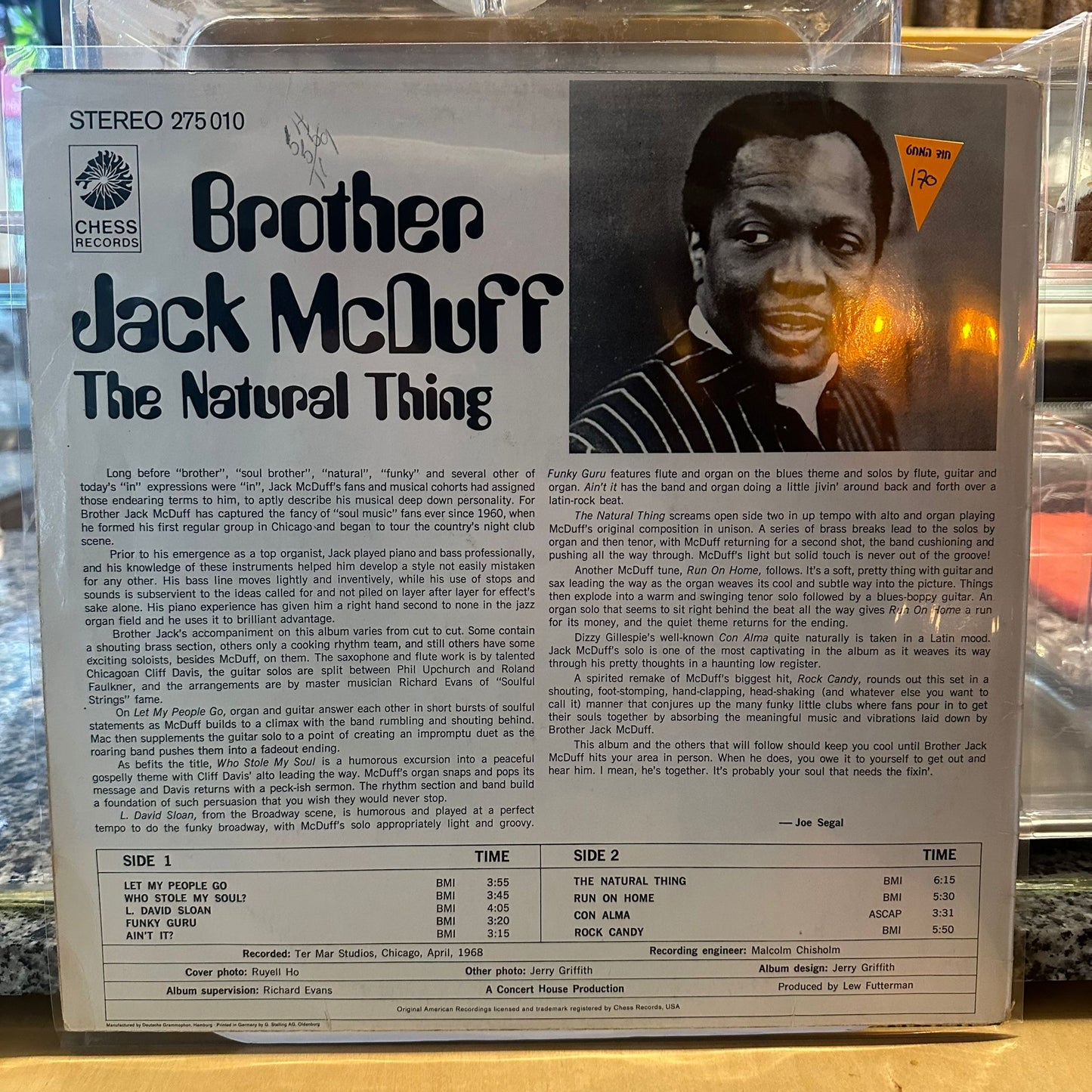 Brother Jack McDuff - The Natural Thing