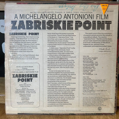 Various - Music From The Motion Picture Sound Track Zabriskie Point