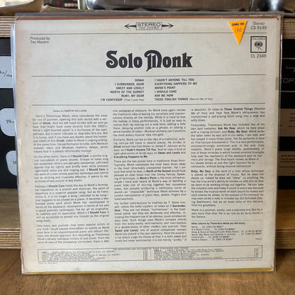 Thelonious Monk - Solo Monk