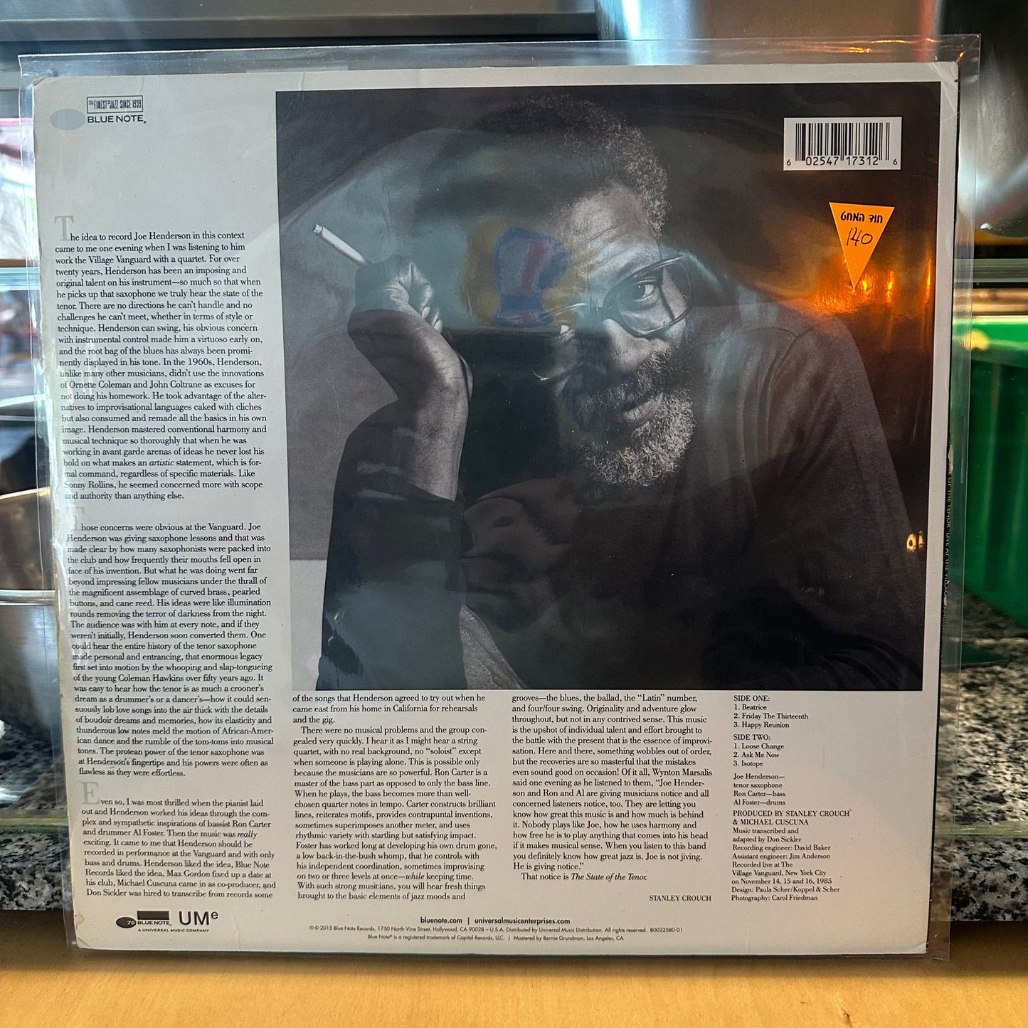 Joe Henderson - The State Of The Tenor • Live At The Village Vanguard • Volume 1