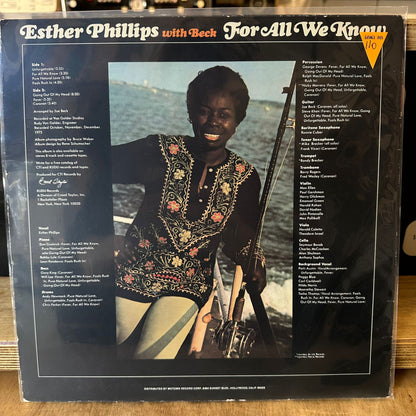Esther Phillips With Beck* - For All We Know