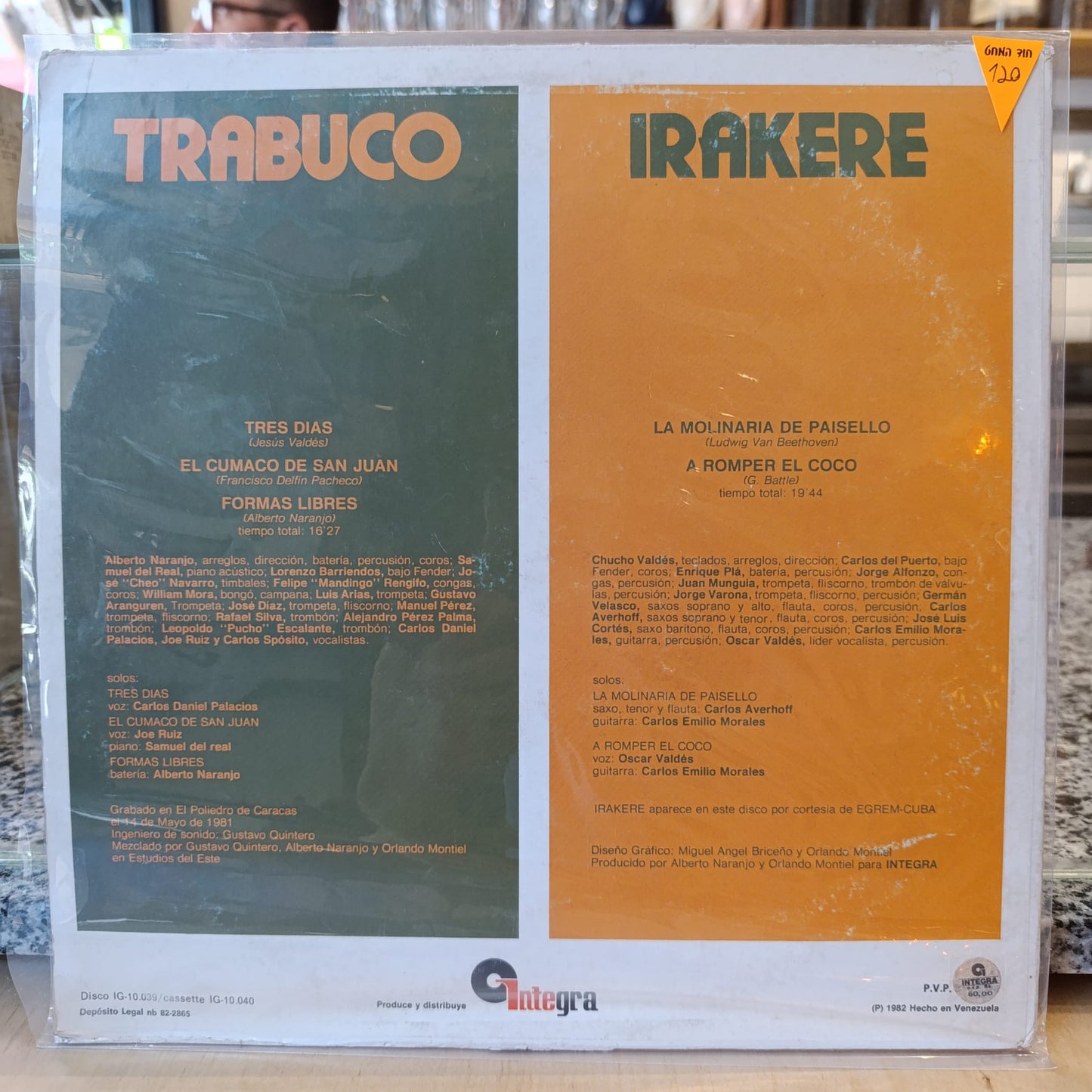 Irakere Irakere & Trabuco - En Vivo, Poliedro de Caracas, Mayo 14' 81