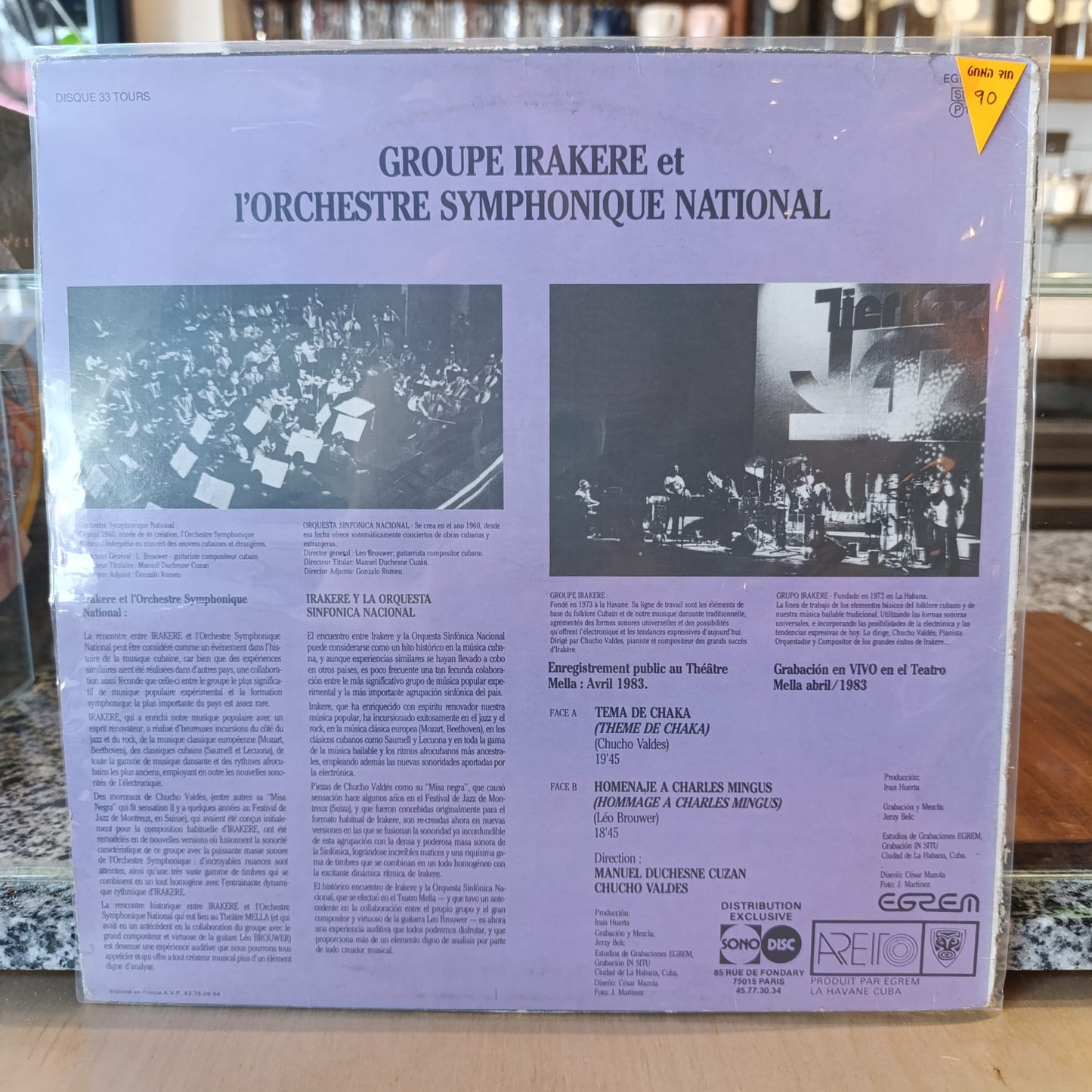 Irakere, Orquesta Sinfónica Nacional - Irakere Orquesta Sinfónica Nacional