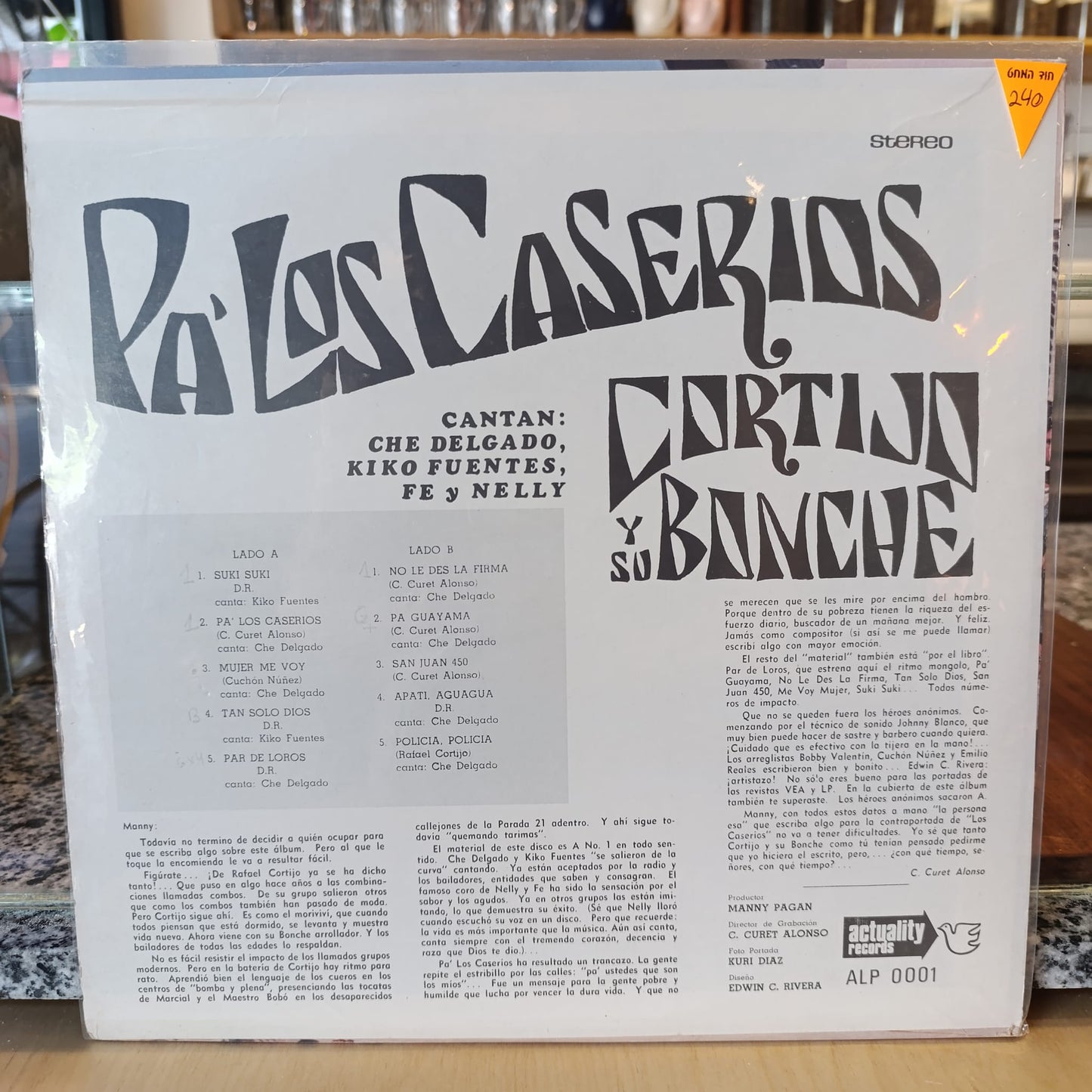 Pa' Los Caserios - Cortijo Y Su Bonche* Cantan: Che Delgado, Kiko Fuentes, Fe*, Nelly
