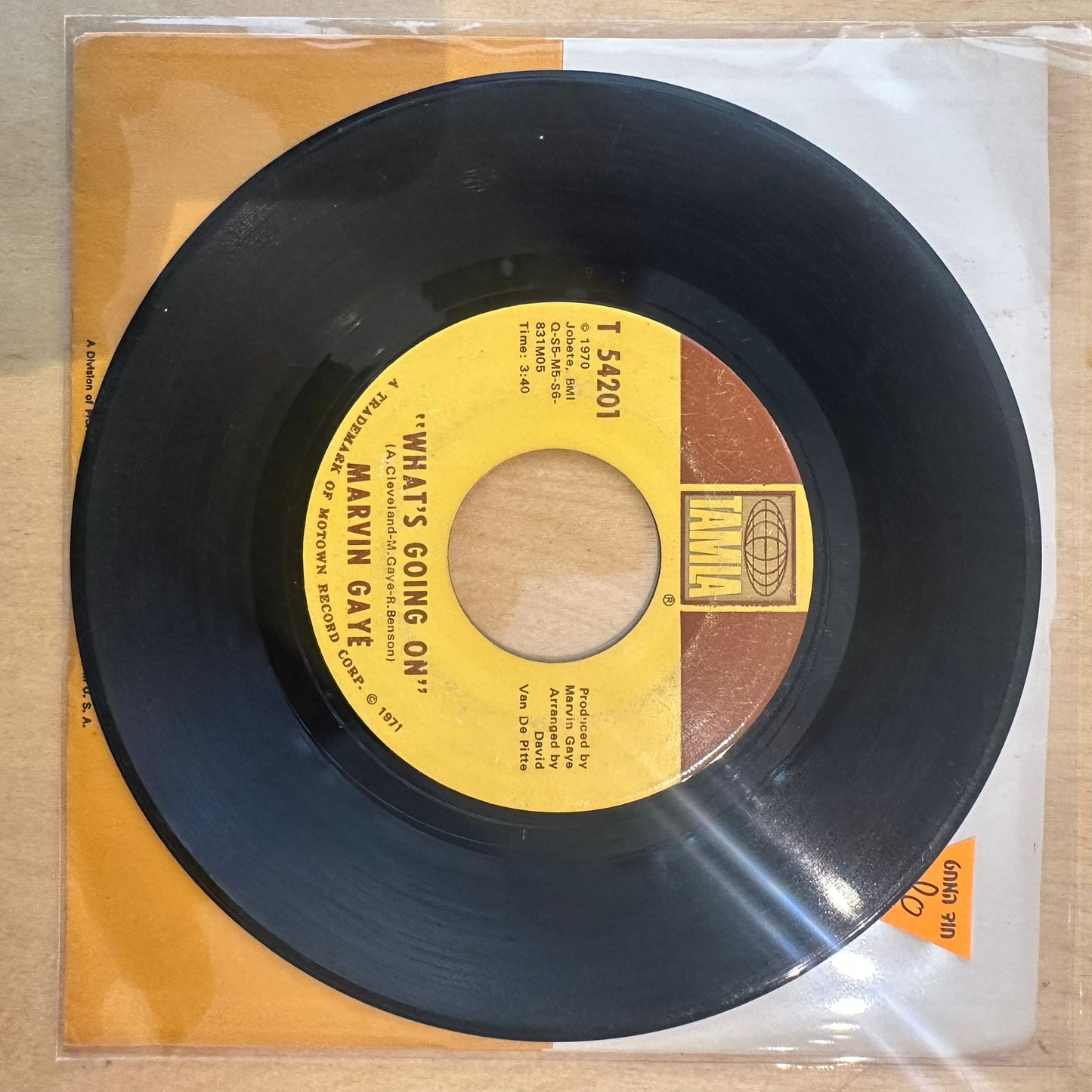 Marvin Gaye — What's Going On 7"