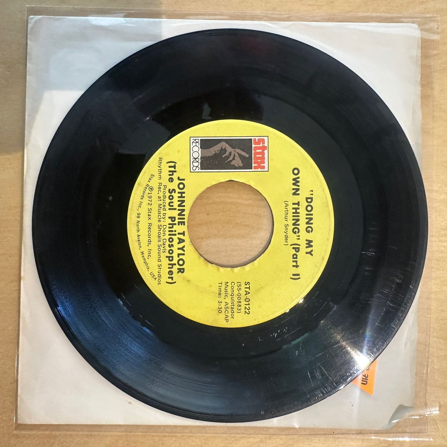 Johnnie Taylor — Doing My Own Thing 7"