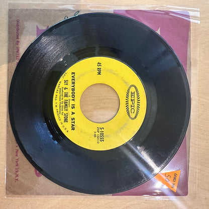 Sly & The Family Stone — Thank You (Falettinme Be Mice Elf Agin) / Everybody Is A Star 7"