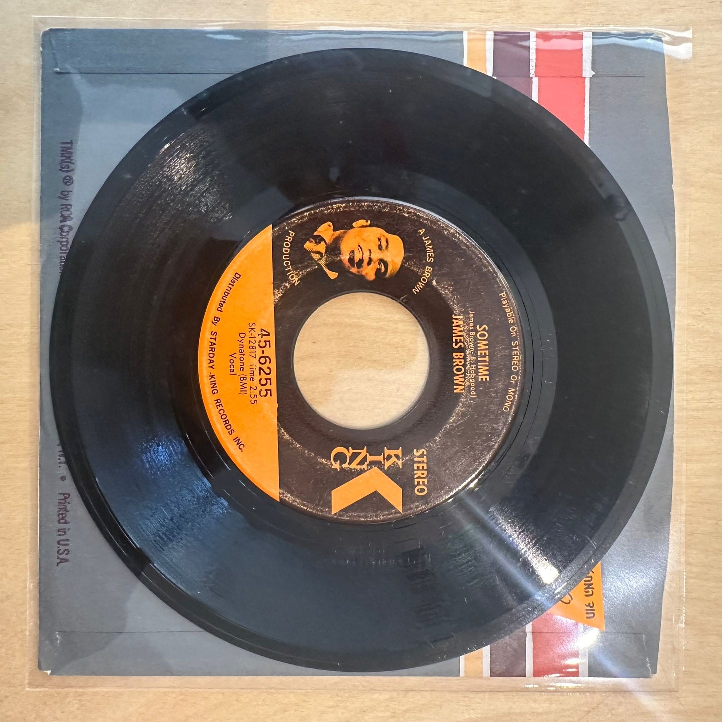 James Brown — Let A Man Come In And Do The Popcorn Part One 7"