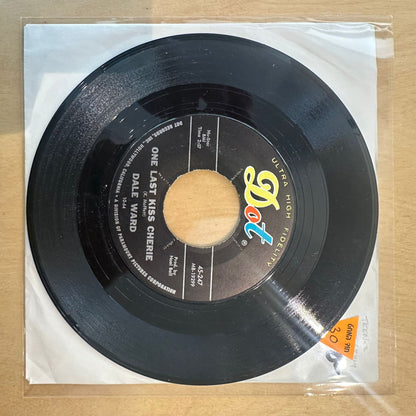 Dale Ward — One Last Kiss Cherie / Letter From Sherry 7"