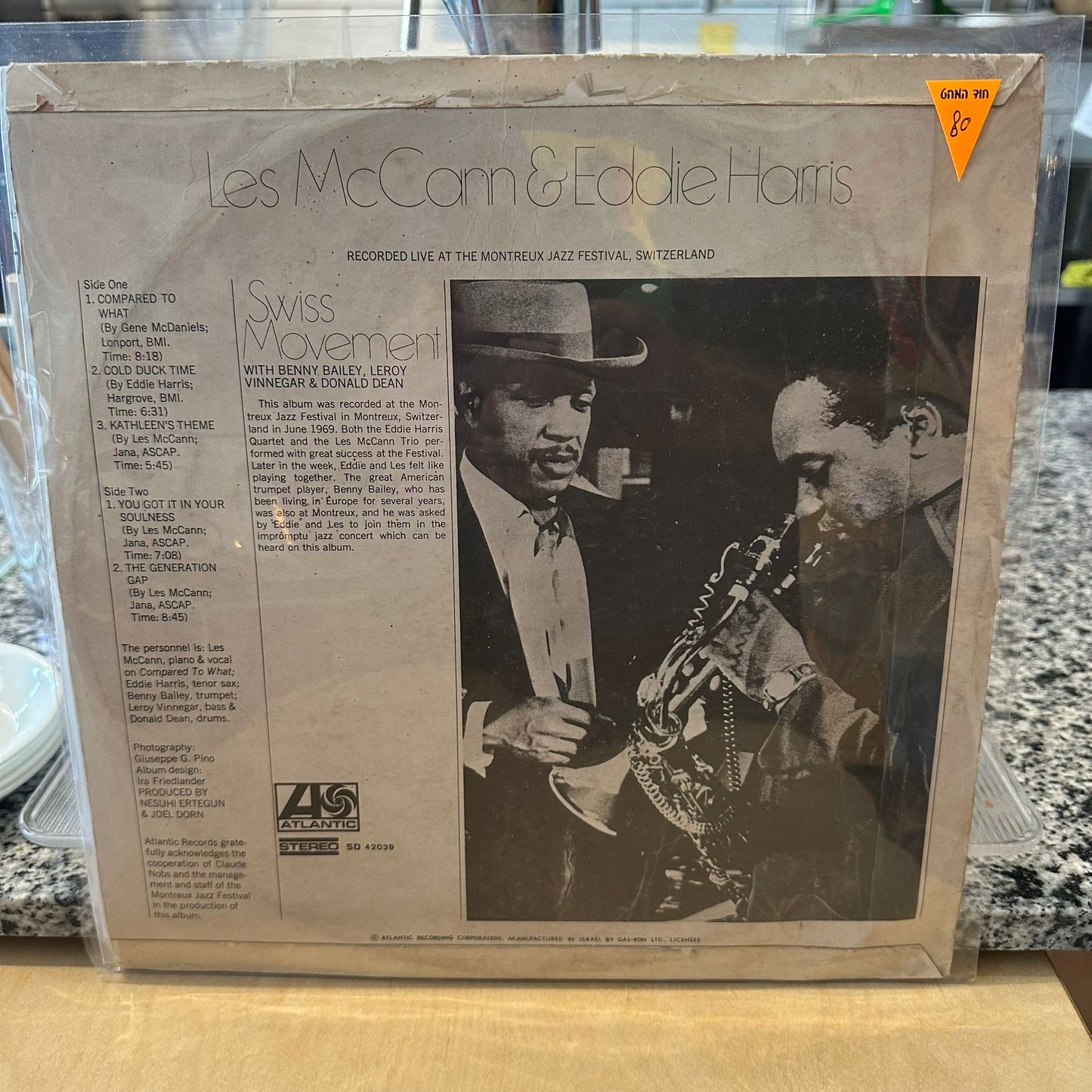 Les Mccann & Eddie Harris - Swiss Movment
