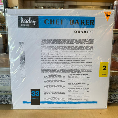 Chet Baker Quartet - Chet Baker Quartet In Paris Volume 2