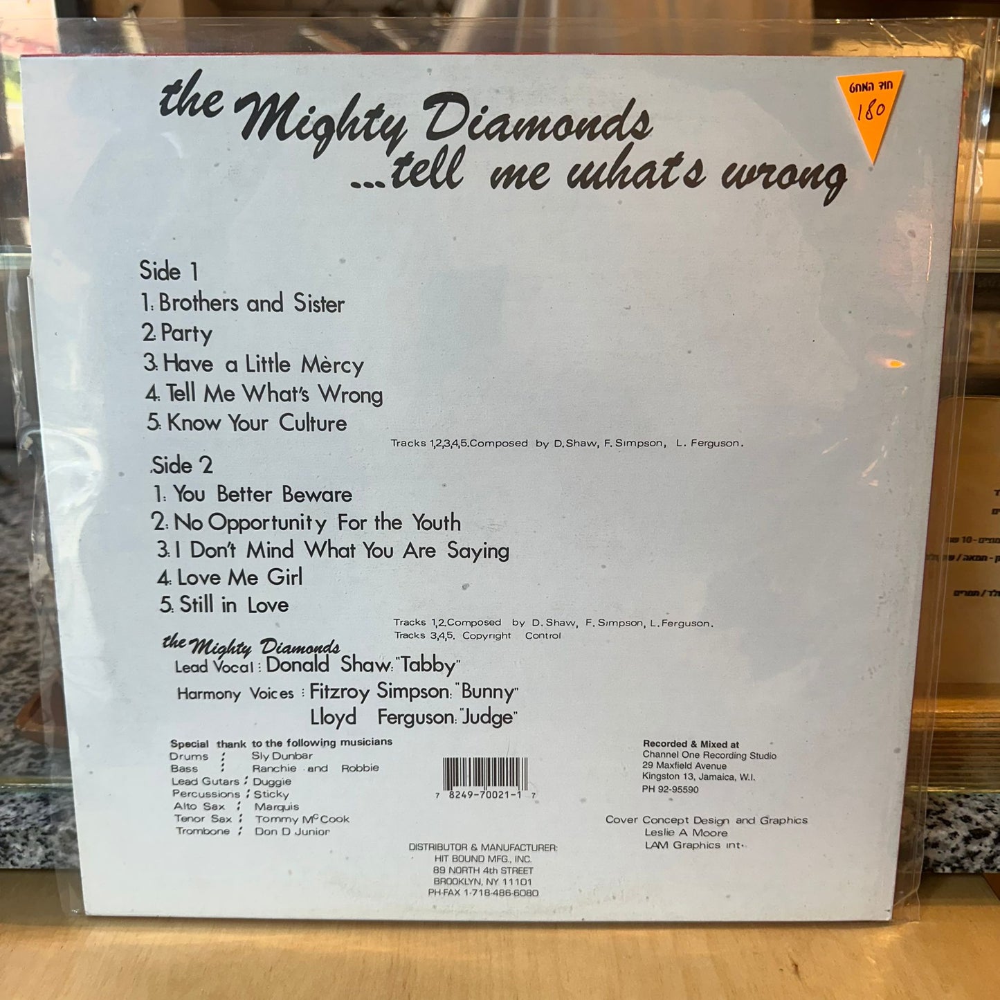 The Mighty Diamonds - Tell Me Whats Wrong