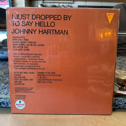 Johnny Hartman - I Just Dropped By To Say Hello