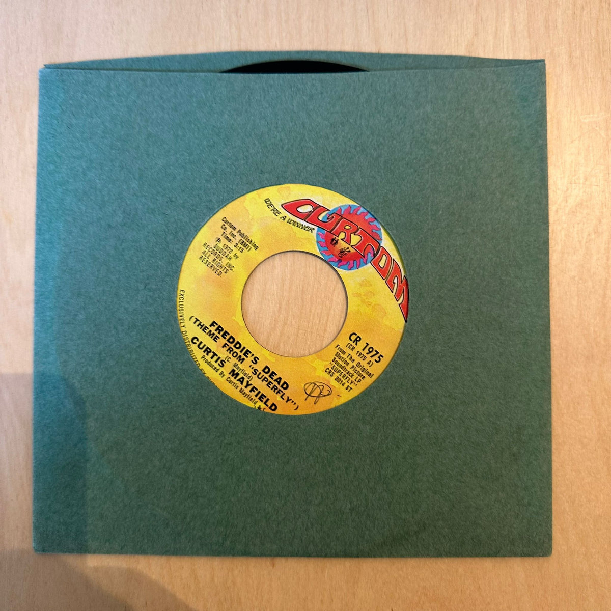 Curtis Mayfield - Freddie'S Dead (Theme From Superfly) 7”