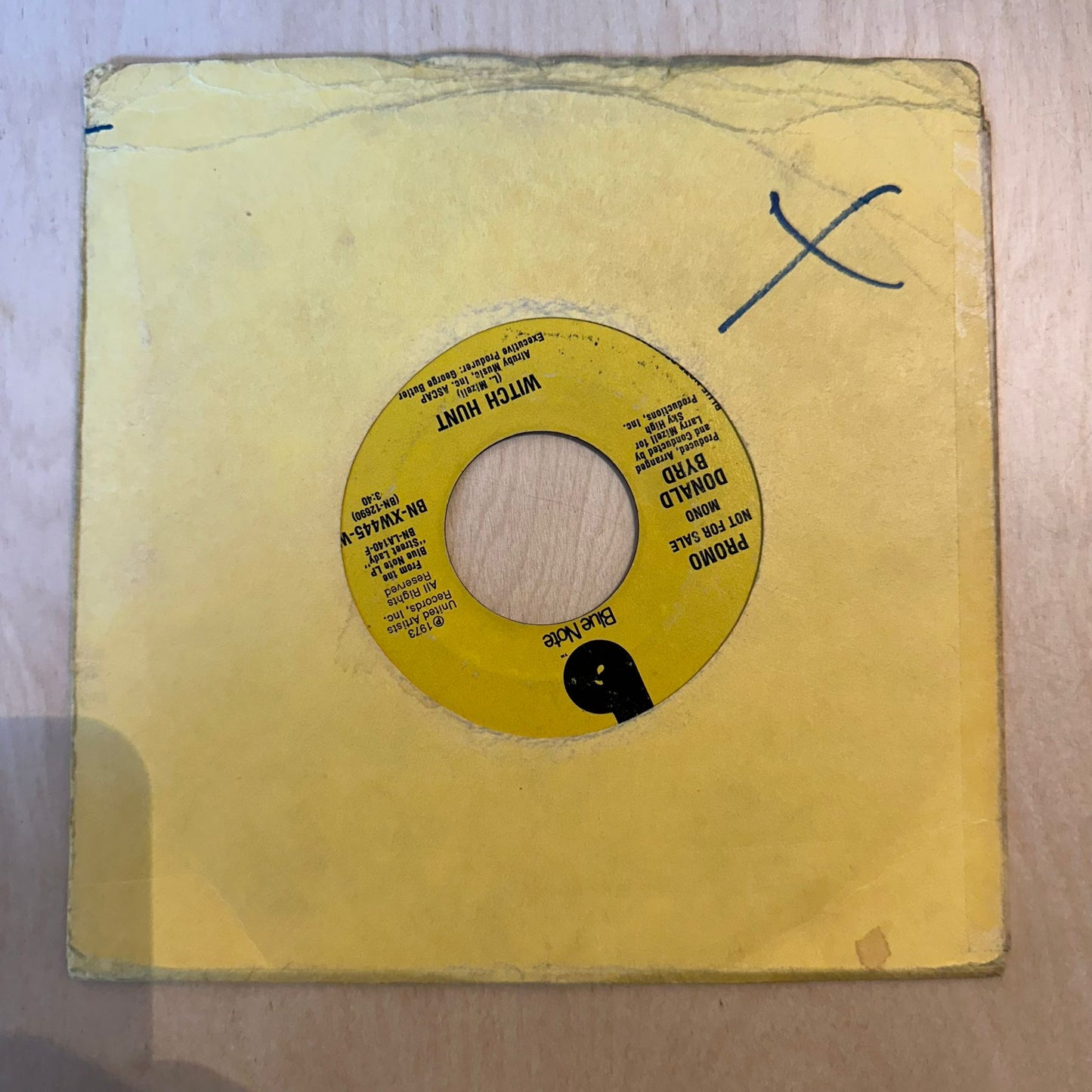 Donald Byrd - Witch Hunt 7”