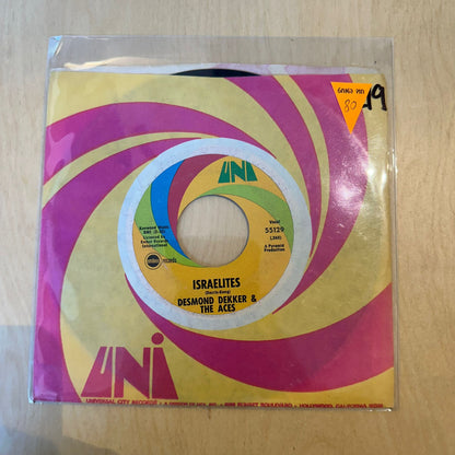 Desmond Dekker & The Aces - Israelites 7”
