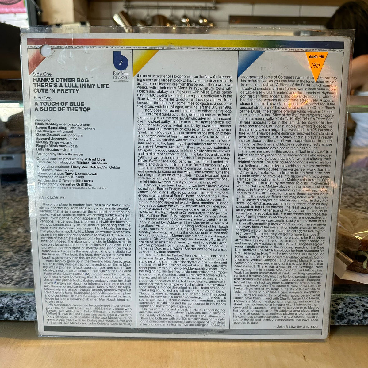 Hank Mobley - A Slice Of The Top