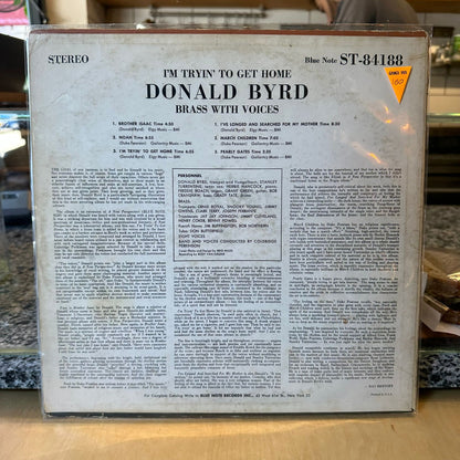 Donald Byrd - I'M Tryin' To Get Home (Brass With Voices)