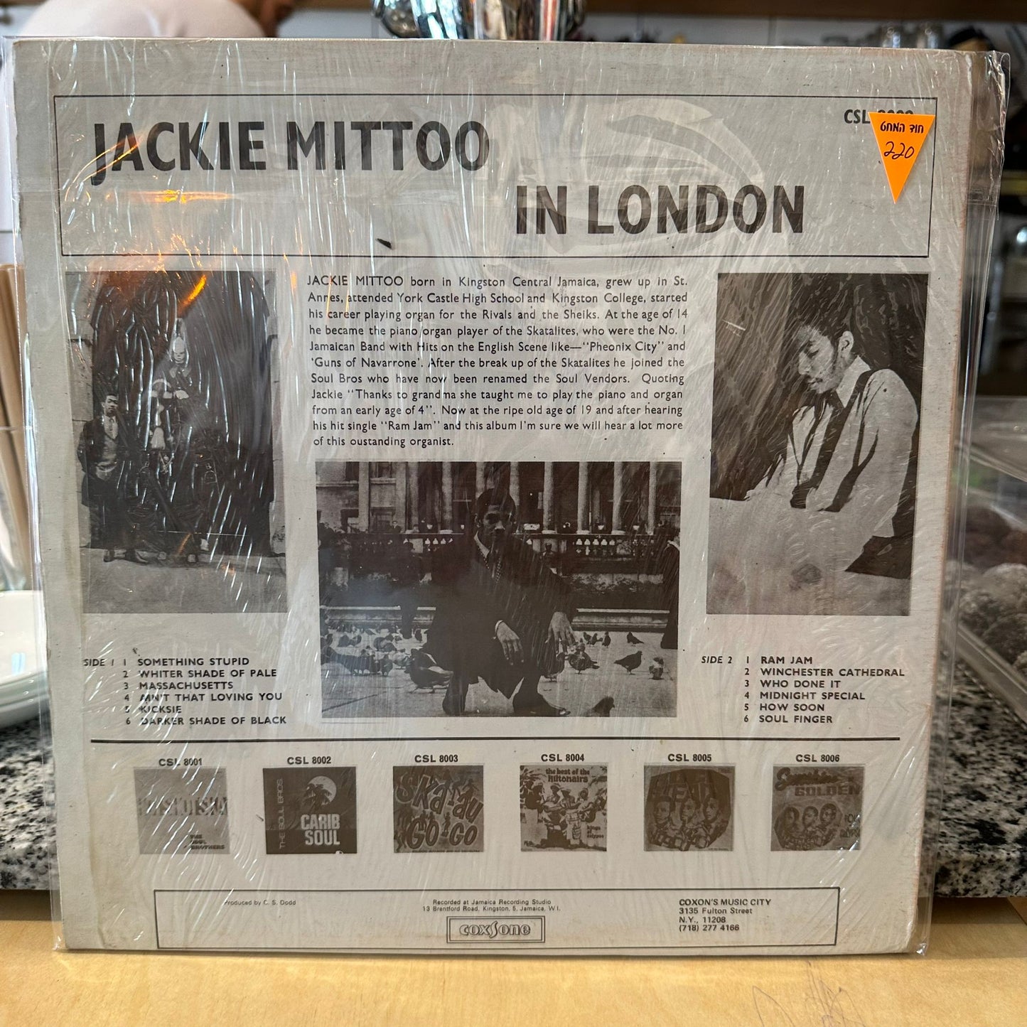 Jackie mittoo - In London