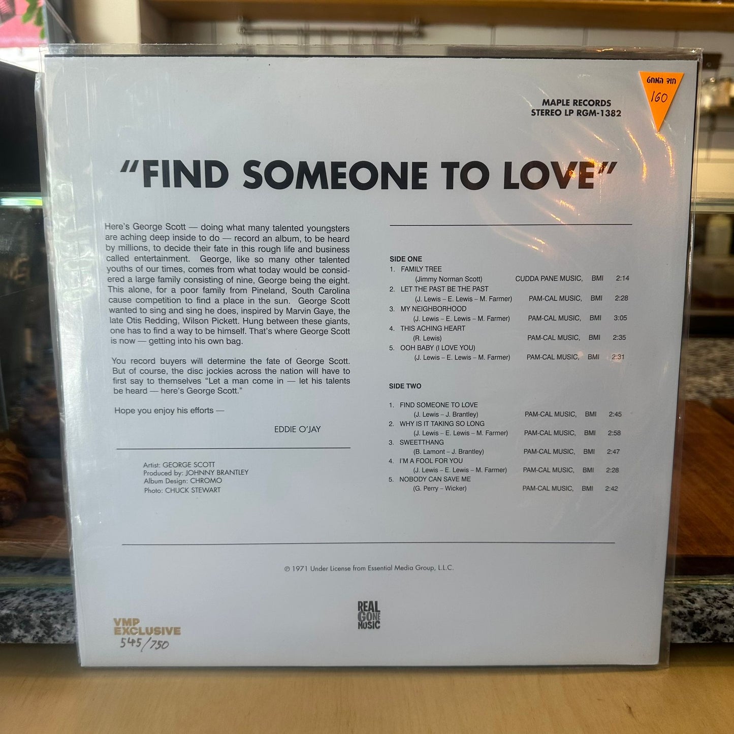George Scott - Find Someone To Love