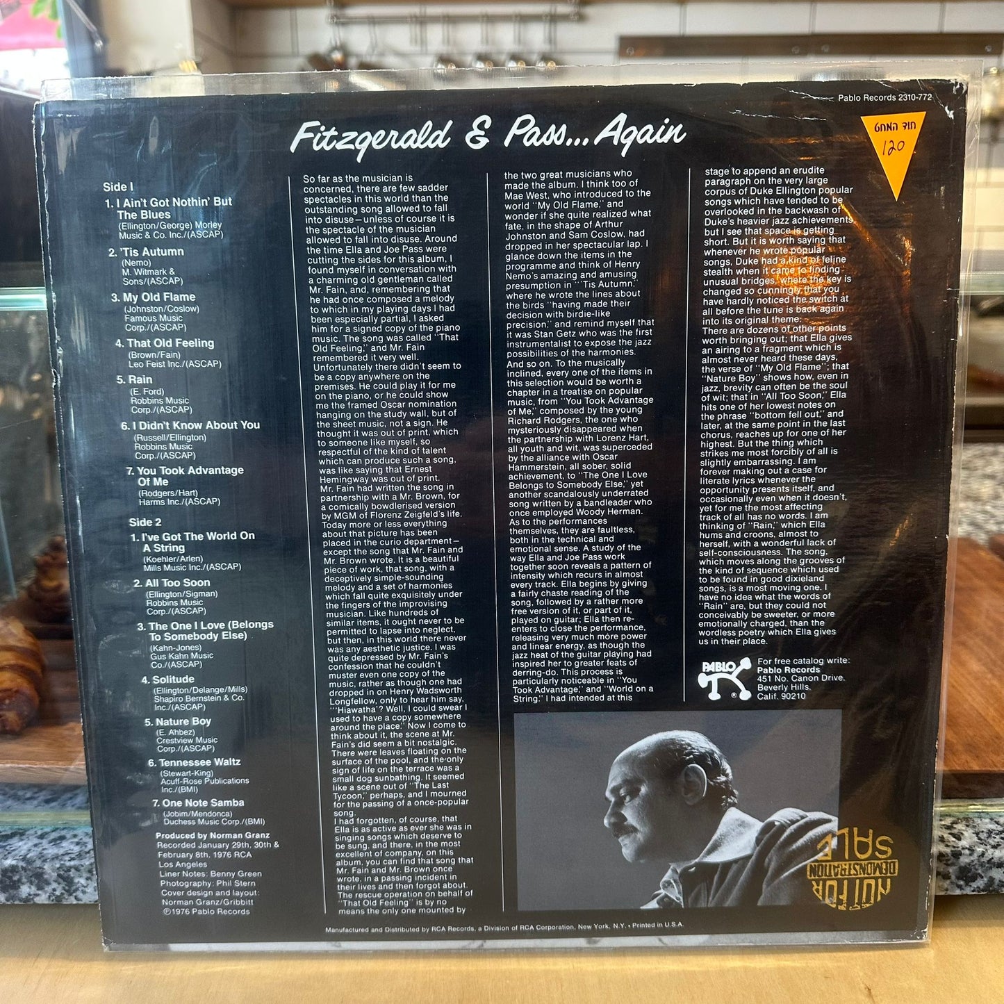 Ella Fitzgerald / Joe Pass - Fitzgerald & Pass...Again