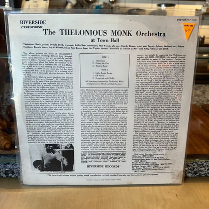 The Thelonious Monk Orchestra - At Town Hall